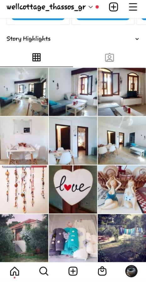 Το Σπίτι Με Το Πηγάδι - Wellcottage Thassos Skala Kallirachis Exterior photo